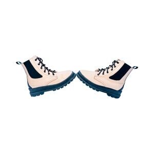 Wonder Nation Girls' Pink & Black Combat Boots Size 1